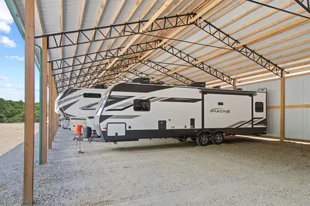 Covered rv storage